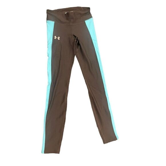 NWT UNDER ARMOUR Heatgear Women's Compression Leggings Small, Blue/Gray - Picture 6 of 6